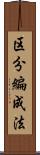 区分編成法 Scroll