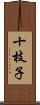 十枝子 Scroll