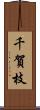 千賀枝 Scroll