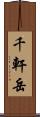 千軒岳 Scroll