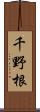 千野根 Scroll