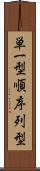 単一型順序列型 Scroll