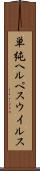 単純ヘルペスウイルス Scroll
