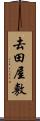 去田屋敷 Scroll