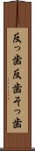 反っ歯 Scroll