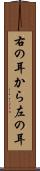 右の耳から左の耳 Scroll