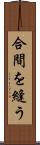 合間を縫う Scroll