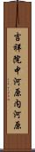 吉祥院中河原内河原 Scroll
