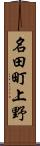 名田町上野 Scroll