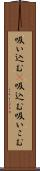 吸い込む(P) Scroll
