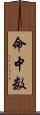命中数 Scroll