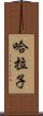 哈拉子 Scroll