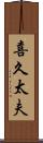 喜久太夫 Scroll