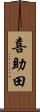 喜助田 Scroll