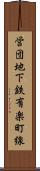 営団地下鉄有楽町線 Scroll