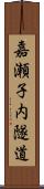嘉瀬子内隧道 Scroll