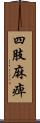 四肢麻痺 Scroll