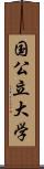 国公立大学 Scroll