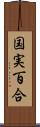 国実百合 Scroll