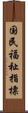 国民福祉指標 Scroll