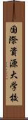 国際資源大学校 Scroll