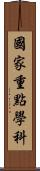 國家重點學科 Scroll