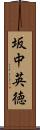 坂中英徳 Scroll