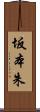 坂本朱 Scroll