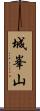 城峯山 Scroll