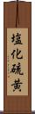 塩化硫黄 Scroll