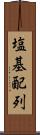 塩基配列 Scroll