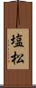 塩松 Scroll