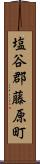 塩谷郡藤原町 Scroll