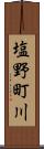 塩野町川 Scroll