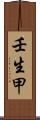 壬生甲 Scroll