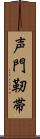 声門靭帯 Scroll