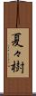夏々樹 Scroll