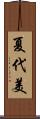 夏代美 Scroll
