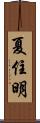 夏住明 Scroll