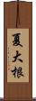 夏大根 Scroll