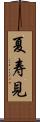 夏寿見 Scroll