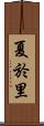 夏於里 Scroll