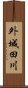 外城田川 Scroll