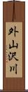 外山沢川 Scroll