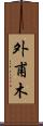 外甫木 Scroll