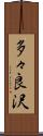 多々良沢 Scroll
