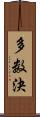 多数決 Scroll