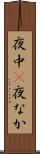 夜中(P) Scroll