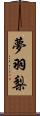 夢羽梨 Scroll