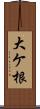 大ケ根 Scroll